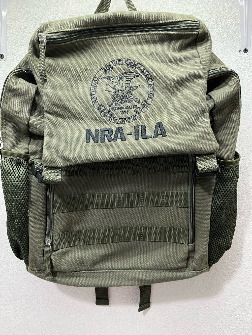 Military Tactical Backpack NRA-ILA National Rifle Association Army Green Unused